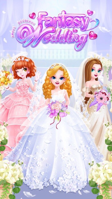 Emulate iPhone app Sweet Princess Fantasy Wedding using MyAndroid