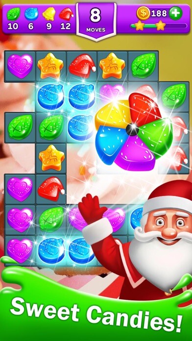 Emulate iPhone app Sweet Splash - Christmas Match using MyAndroid Emulate iPhone app Sweet Splash - Christmas Match using MyAndroid