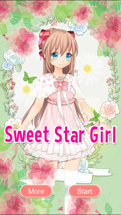 Emulate iPhone app Sweet Star Girl Cute Dress Up using MyAndroid Emulate iPhone app Sweet Star Girl Cute Dress Up using MyAndroid