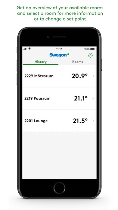 Emulate iPhone app Swegon Inside using MyAndroid