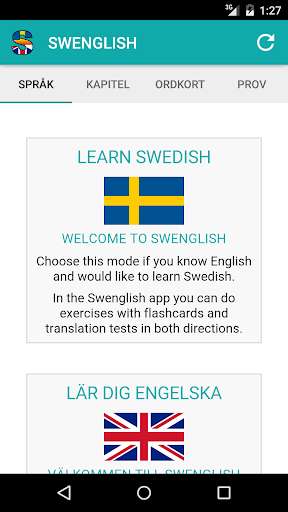 Run android online APK Swenglish from MyAndroid or emulate Swenglish using MyAndroid