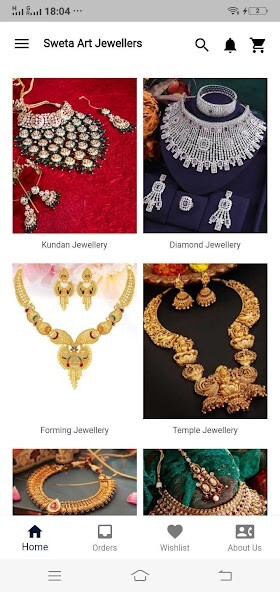Run android online APK Sweta Art Jewellers from MyAndroid or emulate Sweta Art Jewellers using MyAndroid