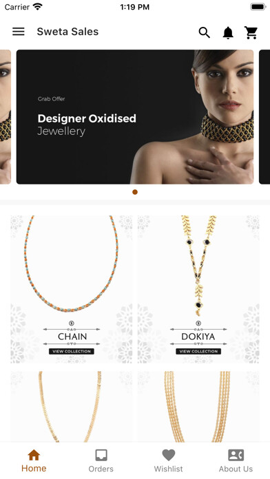 Emulate iPhone app Sweta Sales Imitation Jewelry using MyAndroid Emulate iPhone app Sweta Sales Imitation Jewelry using MyAndroid