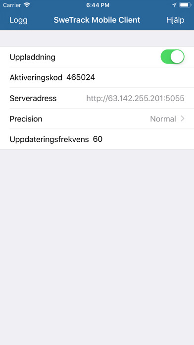 Emulate iPhone app SweTrack Mobile Client using MyAndroid Emulate iPhone app SweTrack Mobile Client using MyAndroid