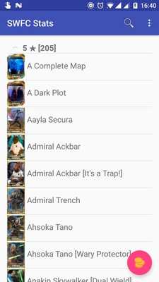Emulate Android APK SWFC Stats Emulate Android APK SWFC Stats