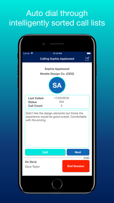 Emulate iPhone app SwiftCall: Auto Dialer & CRM using MyAndroid Emulate iPhone app SwiftCall: Auto Dialer & CRM using MyAndroid