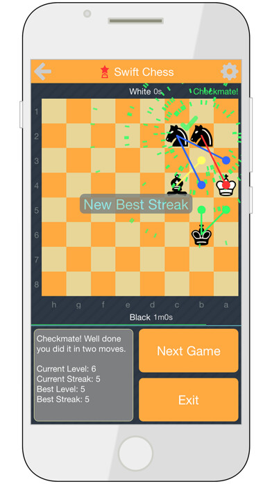 Emulate iPhone app Swift Chess: Endgame Puzzles using MyAndroid
