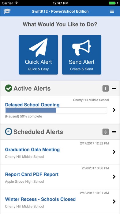 Emulate iPhone app SwiftK12 using MyAndroid