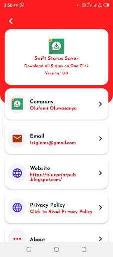 Run android online APK Swift Status Saver from MyAndroid or emulate Swift Status Saver using MyAndroid