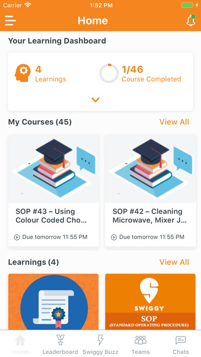 Emulate iPhone app Swiggy Academy using MyAndroid