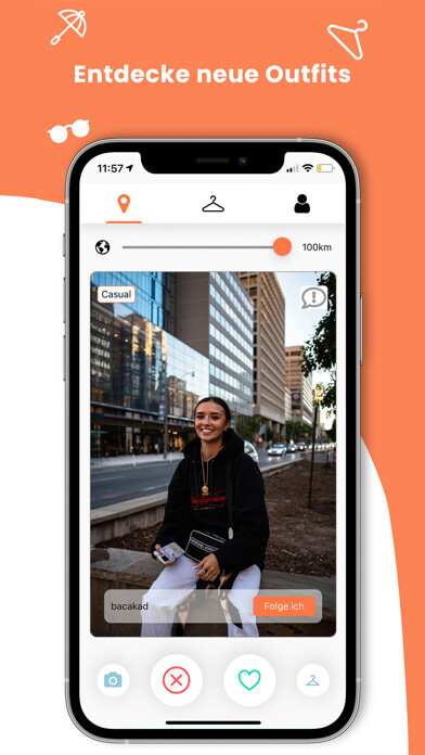 Emulate iPhone app Swilook - Outfit Inspiration using MyAndroid