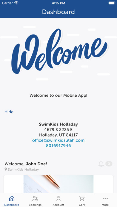 Emulate iPhone app SwimKids Utah using MyAndroid Emulate iPhone app SwimKids Utah using MyAndroid