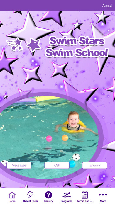 Emulate iPhone app Swim Stars Swim School using MyAndroid