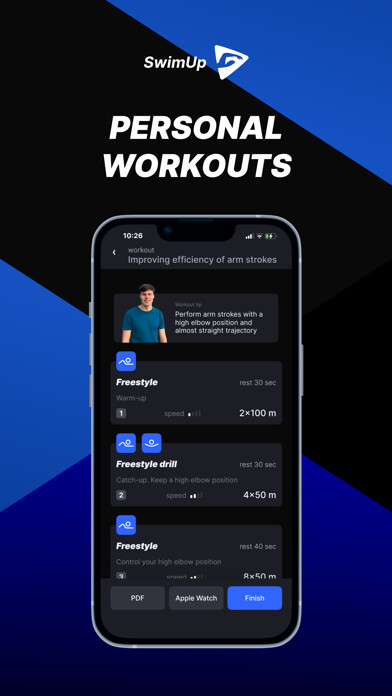 Run android online APK SwimUp - Swimming Training from MyAndroid or emulate SwimUp - Swimming Training using MyAndroid