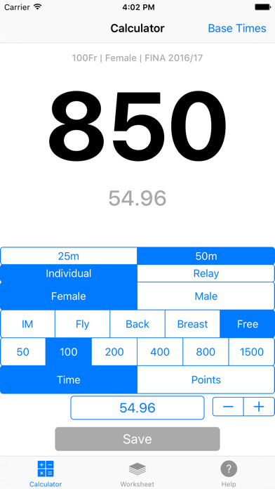 Emulate iPhone app SwimX Pro - FINA Points Easy using MyAndroid Emulate iPhone app SwimX Pro - FINA Points Easy using MyAndroid