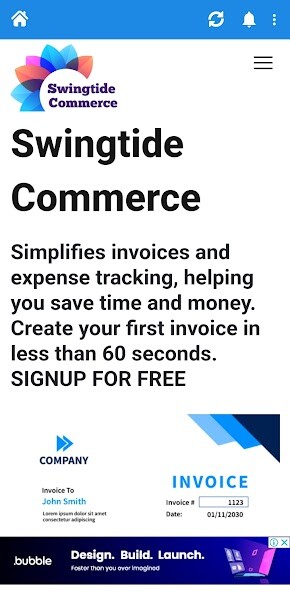 Run android online APK Swingtide Commerce from MyAndroid or emulate Swingtide Commerce using MyAndroid