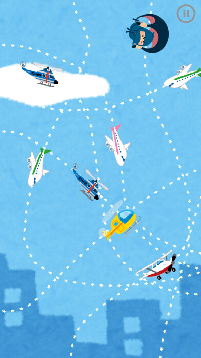 Emulate iPhone app Swipe Airplane for kids using MyAndroid