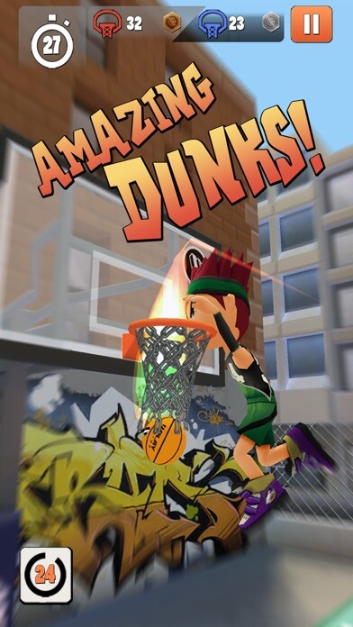 Emulate iPhone app Swipe Basketball 2 using MyAndroid Emulate iPhone app Swipe Basketball 2 using MyAndroid
