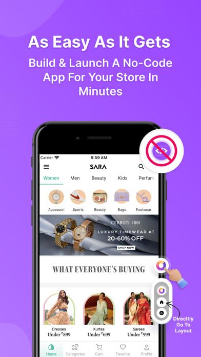Emulate iPhone app Swipecart- No Code App Builder using MyAndroid Emulate iPhone app Swipecart- No Code App Builder using MyAndroid