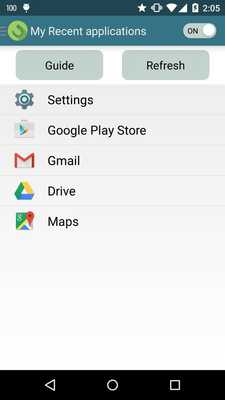 Emulate Android APK Swipe Recent Apps Emulate Android APK Swipe Recent Apps