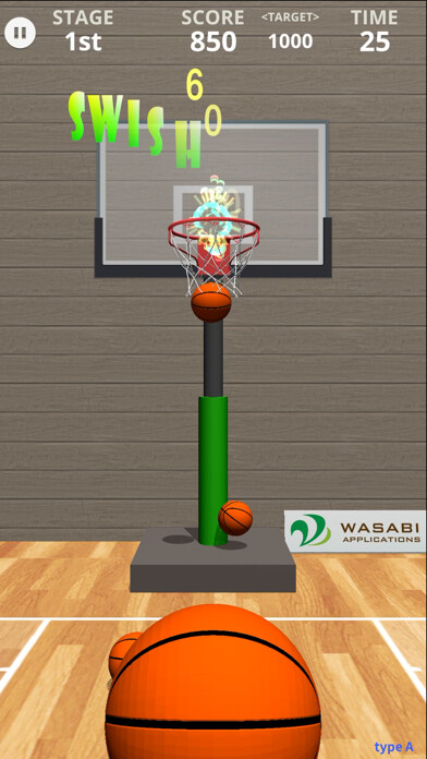 Emulate iPhone app Swish Shot! Basketball Arcade using MyAndroid Emulate iPhone app Swish Shot! Basketball Arcade using MyAndroid