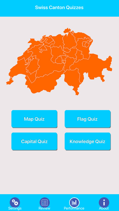 Emulate iPhone app Swiss Cantons Quiz using MyAndroid Emulate iPhone app Swiss Cantons Quiz using MyAndroid