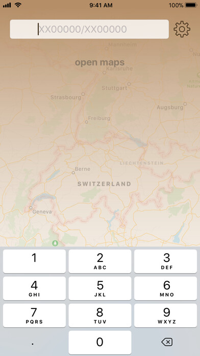 Emulate iPhone app SwissGrid coordinates using MyAndroid