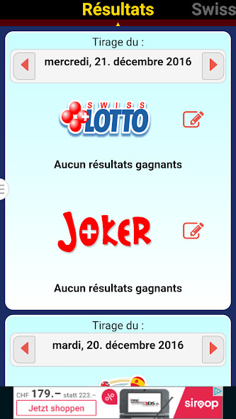 Run android online APK Swiss Lotto 3 (Switzerland Lottery/Euromillions) from MyAndroid or emulate Swiss Lotto 3 (Switzerland Lottery/Euromillions) using MyAndroid