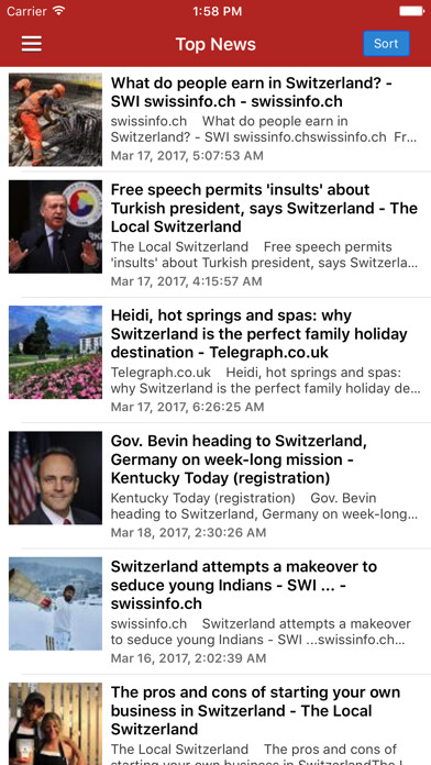 Emulate iPhone app Swiss News English & Radio - Switzerland Today using MyAndroid Emulate iPhone app Swiss News English & Radio - Switzerland Today using MyAndroid