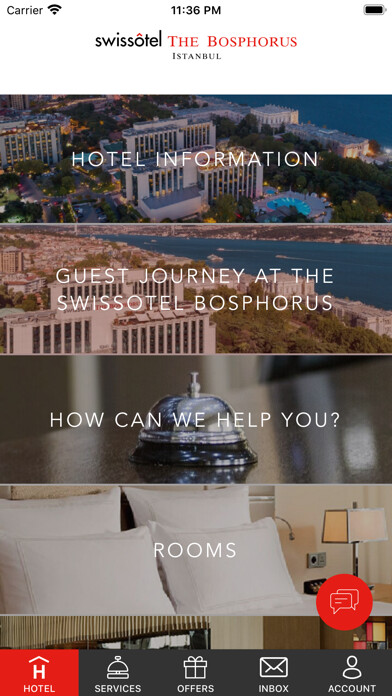 Emulate iPhone app Swissotel The Bosphorus Ist using MyAndroid Emulate iPhone app Swissotel The Bosphorus Ist using MyAndroid