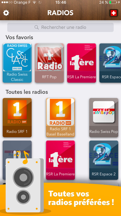 Emulate iPhone app Swiss Radio - all Radios in Switzerland Schweiz FR using MyAndroid Emulate iPhone app Swiss Radio - all Radios in Switzerland Schweiz FR using MyAndroid