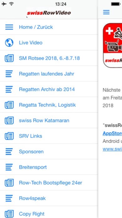 Emulate iPhone app SwissRowVideo using MyAndroid Emulate iPhone app SwissRowVideo using MyAndroid