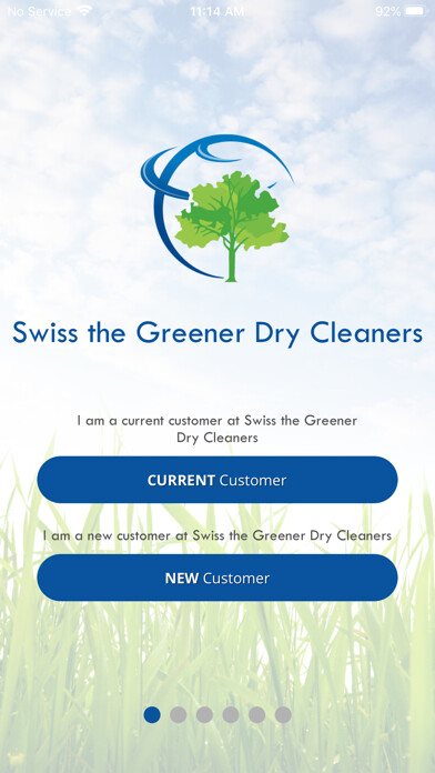 Emulate iPhone app Swiss the Greener Dry Cleaner using MyAndroid