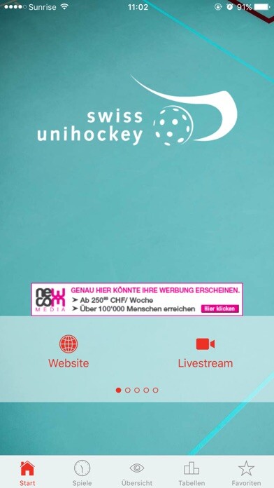 Emulate iPhone app Swiss Unihockey using MyAndroid Emulate iPhone app Swiss Unihockey using MyAndroid