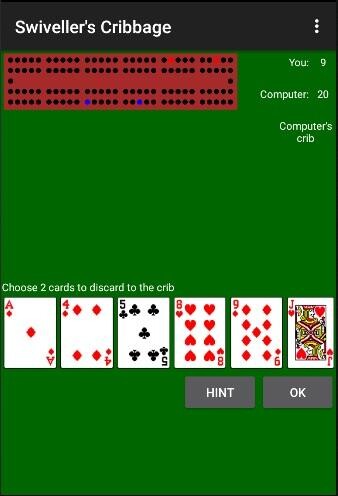 Emulate Android APK Swivellers Cribbage