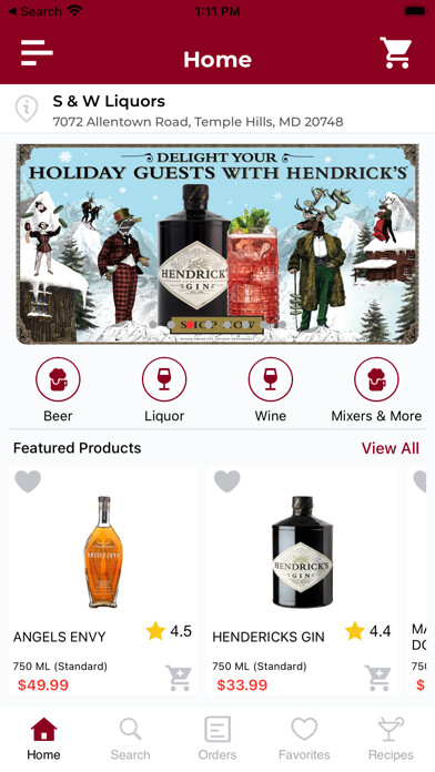 Emulate iPhone app S & W Liquors using MyAndroid Emulate iPhone app S & W Liquors using MyAndroid