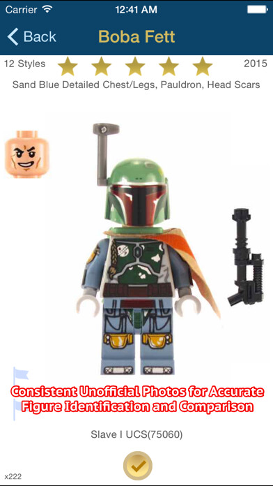 Emulate iPhone app SWMinis - For LEGO® Minifigs using MyAndroid