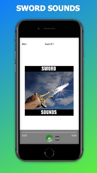 Emulate iPhone app Sword Sound Effects using MyAndroid