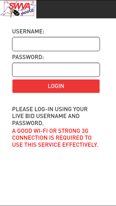 Emulate iPhone app SWVA LiveBid using MyAndroid Emulate iPhone app SWVA LiveBid using MyAndroid
