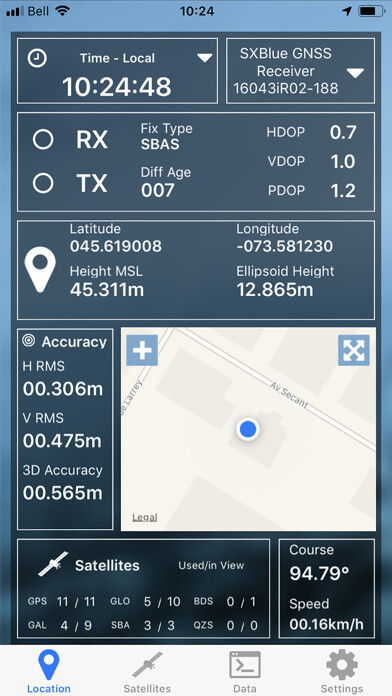 Emulate iPhone app SXblue ToolBox using MyAndroid