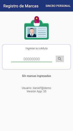 Run android online APK SYAF Marcación de personal from MyAndroid or emulate SYAF Marcación de personal using MyAndroid