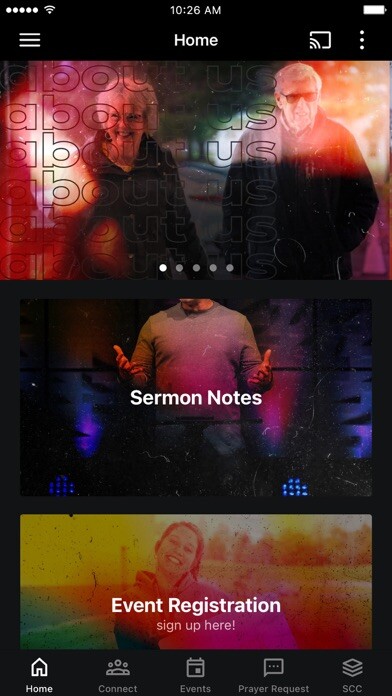 Emulate iPhone app Sycamore Creek Church using MyAndroid Emulate iPhone app Sycamore Creek Church using MyAndroid