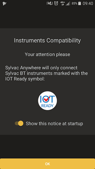 Emulate iPhone app Sylvac Anywhere using MyAndroid