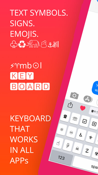 Emulate iPhone app Symbol Keyboard+ using MyAndroid Emulate iPhone app Symbol Keyboard+ using MyAndroid