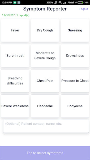 Run android online APK Symptom Reporter from MyAndroid or emulate Symptom Reporter using MyAndroid Run android online APK Symptom Reporter from MyAndroid or emulate Symptom Reporter using MyAndroid