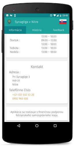 Emulate Synagogue in Nitra from MyAndroid or run Synagogue in Nitra using MyAndroid