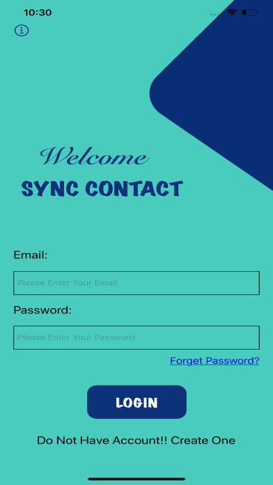 Emulate iPhone app Sync Contacts App using MyAndroid