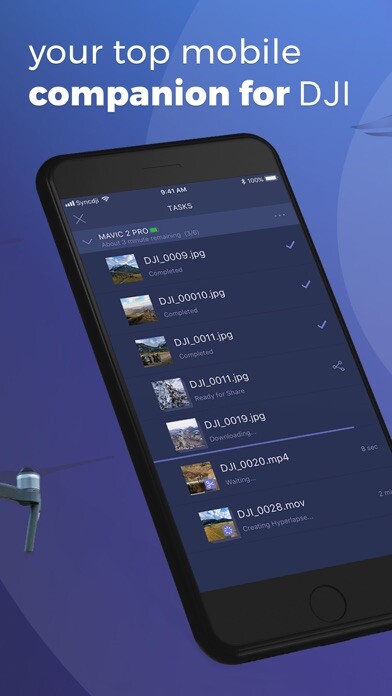Emulate iPhone app Sync for DJI: Go Mobile First using MyAndroid Emulate iPhone app Sync for DJI: Go Mobile First using MyAndroid