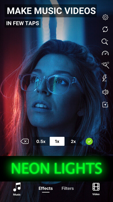 Emulate iPhone app Sync.Ly - Music Video Maker using MyAndroid