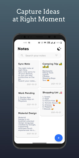 Run android online APK Sync Note from MyAndroid or emulate Sync Note using MyAndroid
